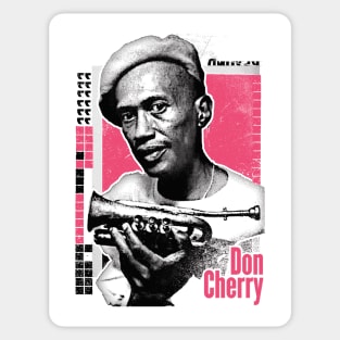 Don Cherry ----- Retro JAzz Design Sticker